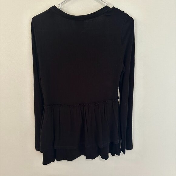KNOX ROSE BLACK BOHO TOP SIZE SMALL - Picture 2 of 4